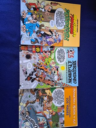 PACK 3 VOLÚMENES pequeños de Mortadelo y Filemón