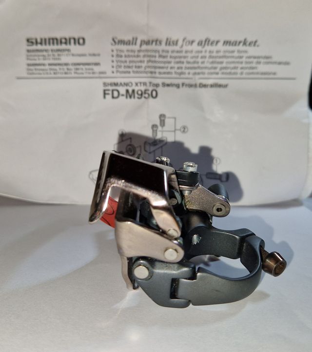 Desviador Shimano XTR FD-950