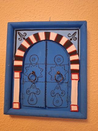 Espejo decorativo artesanía arabe