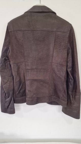 Cazadora de piel mujer talla 40