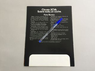 Citroen Catalogo Original 1974