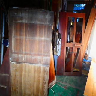 Lote madera teca preciosa interior yate