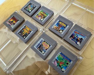 LOTE GAMEBOY CLÁSICA 4 METACRILATOS PARA 16 JUEGOS