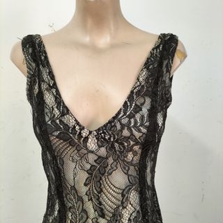 Vestido y mantilla años 80