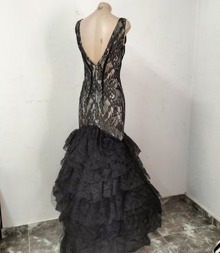 Vestido y mantilla años 80
