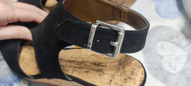 Zeppe nere in sughero 