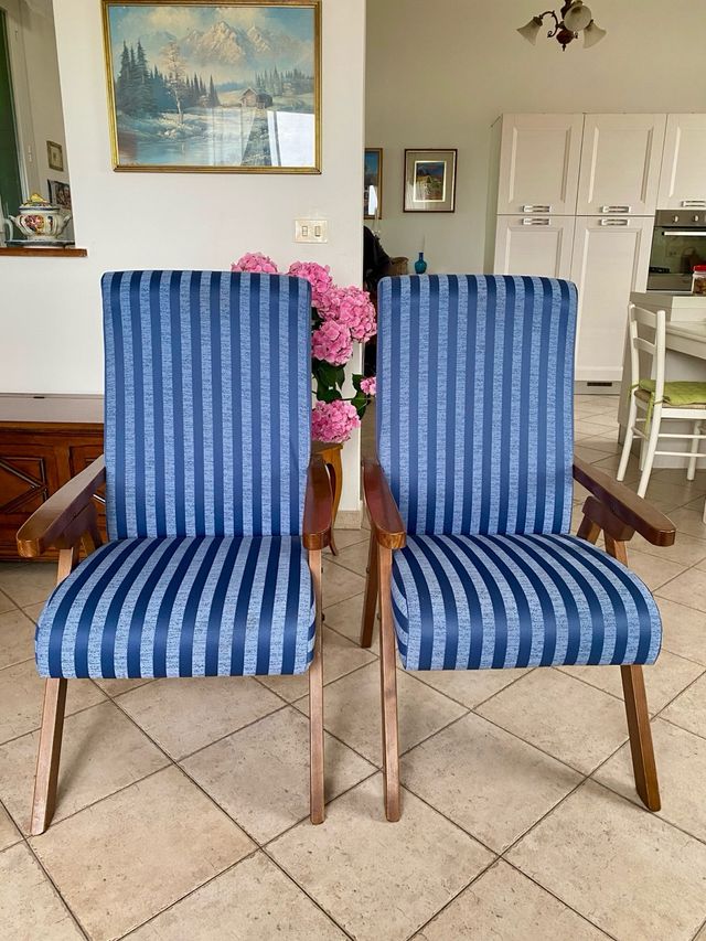 Sedie imbottite reclinabili