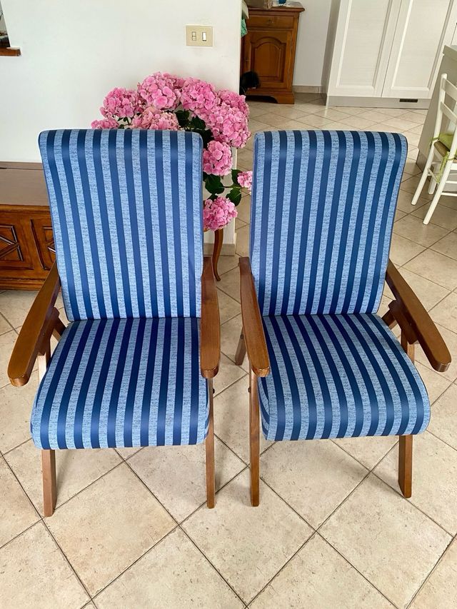 Sedie imbottite reclinabili