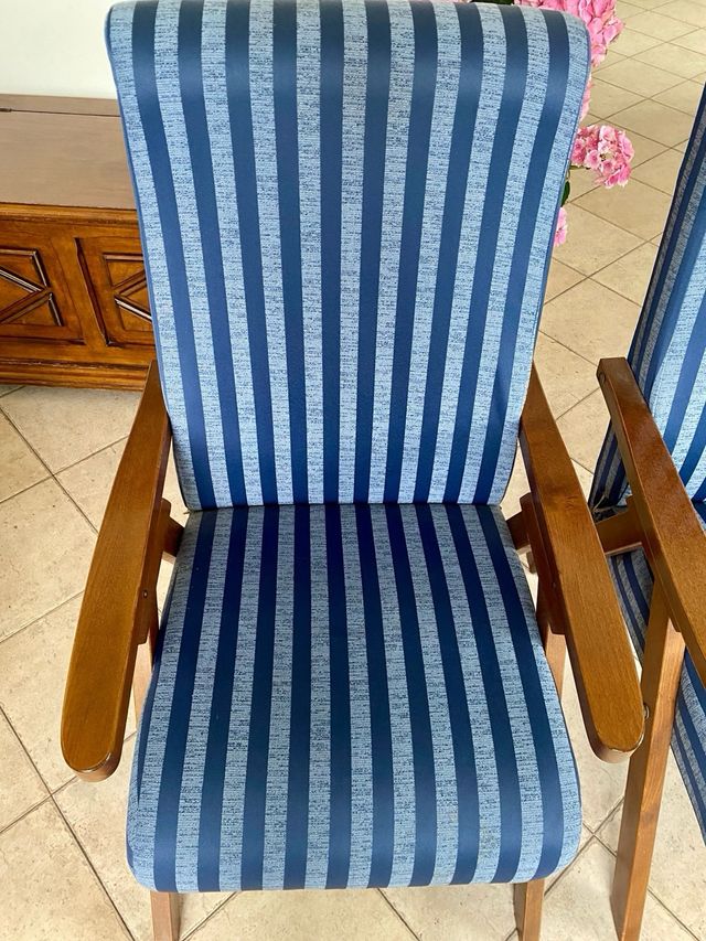 Sedie imbottite reclinabili