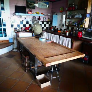 Porton 230x100cm pino antiguo