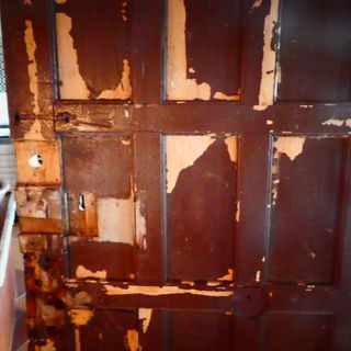 Porton 230x100cm pino antiguo