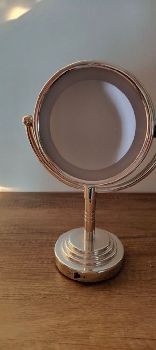 Specchio doppio con luce in ottime cond.