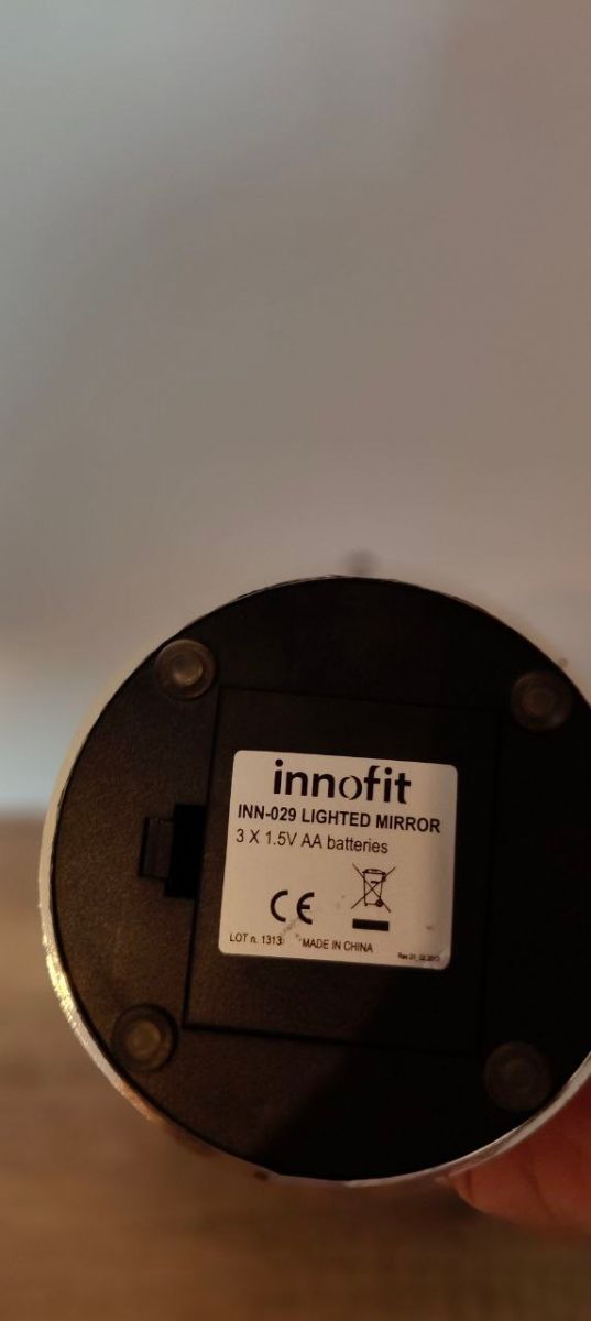 Specchio doppio con luce in ottime cond.