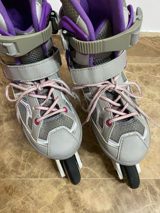 Patines oxelo  opcional casco y protecciones