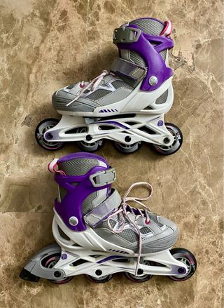 Patines oxelo  opcional casco y protecciones
