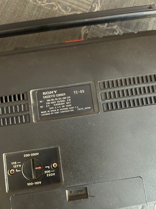 Sony cassete corder vintage