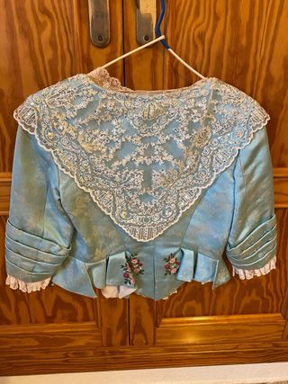 Traje de fallera azul 155cm