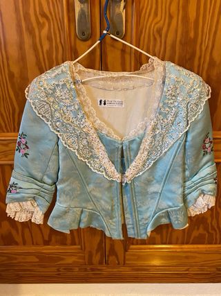 Traje de fallera azul 155cm