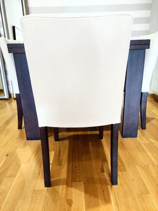 4 Sillas tapizadas y funda El Globo Muebles