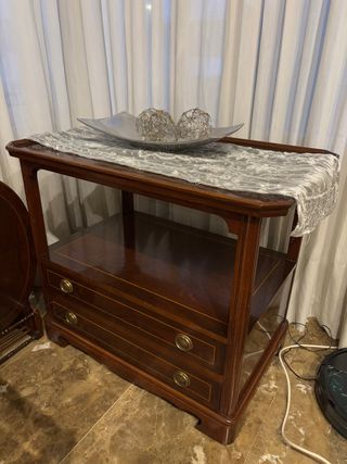 Mesa camilla de roble