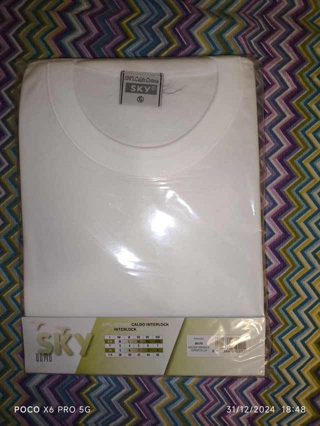 magliette caldo cotone SKY Cotton