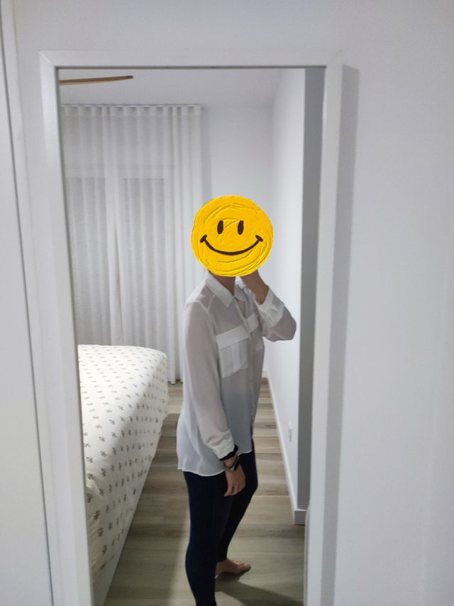 Camisa fluida blanca