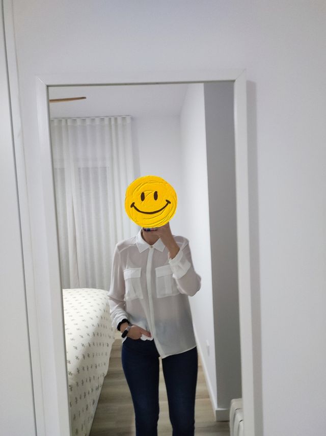 Camisa fluida blanca