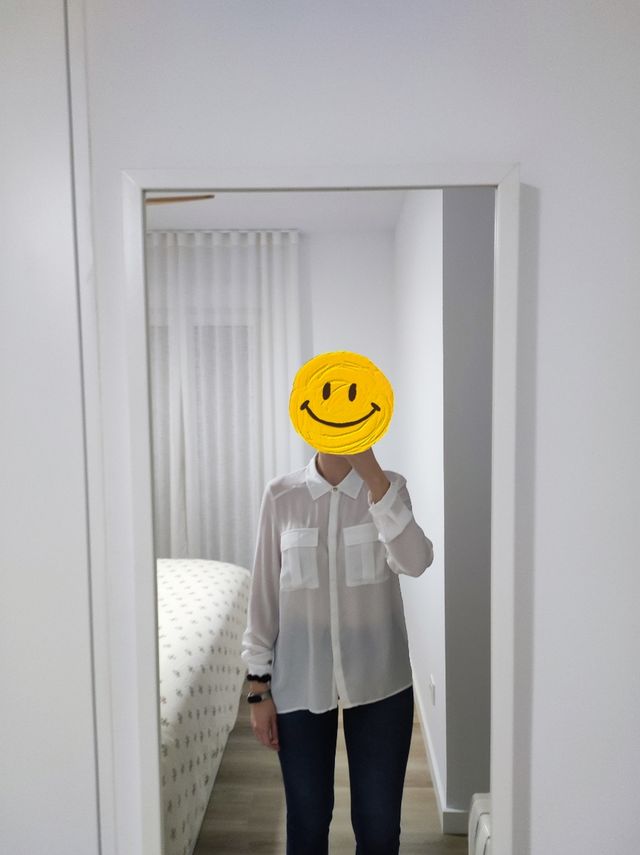 Camisa fluida blanca