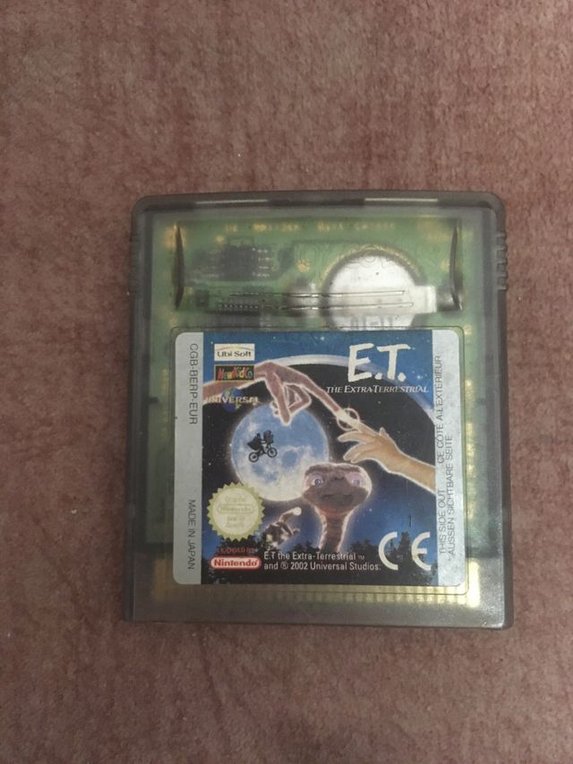 E.T juego game boy color