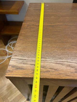 Mueble auxiliar salón madera maciza colonial