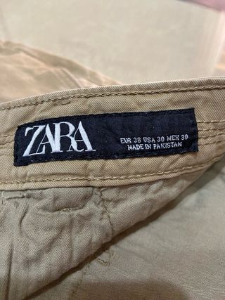 Pantalones Zara marrón claro