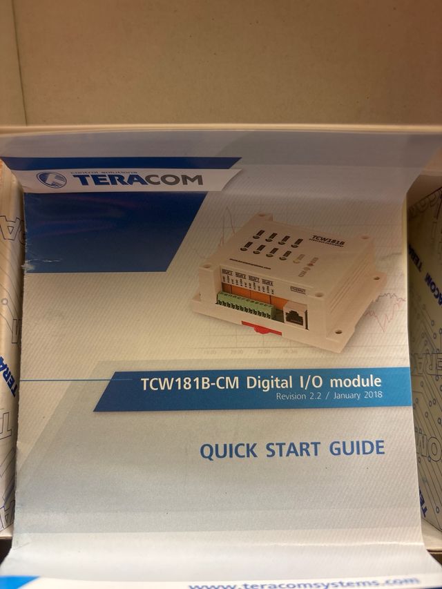 Modulo I/O ethernet di rete IP Teracom