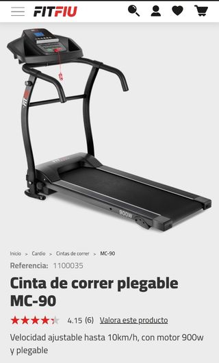 Cinta de correr Fitfiu C-90