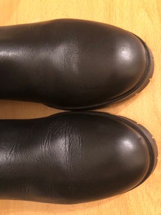 MASSIMO DUTTI  botines piel planos 39