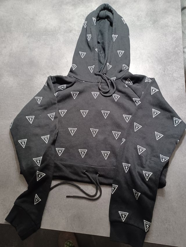 Felpa ragazza Guess cropped