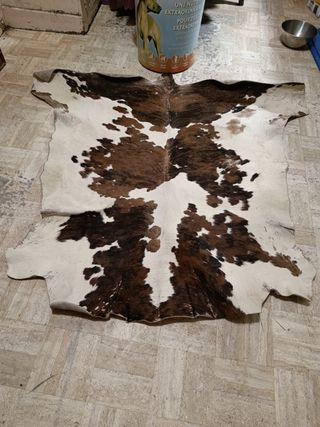 Alfombra de piel de vaca AUTÉNTICA de calidad