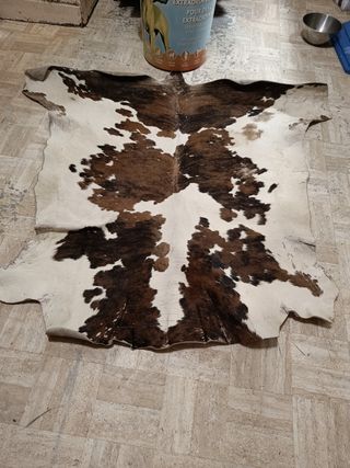 Alfombra de piel de vaca AUTÉNTICA de calidad