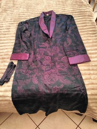 Completo pigiama Florida con vestaglia.