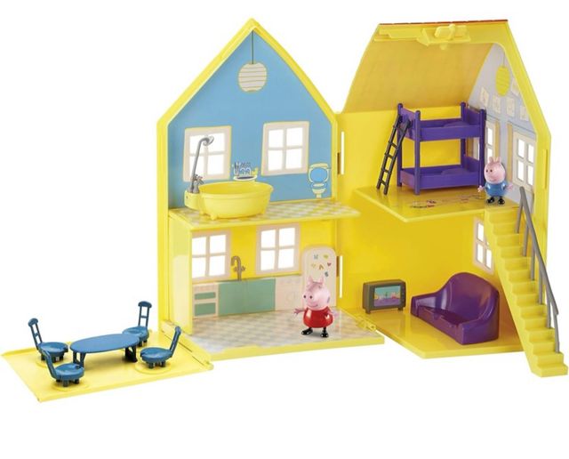 Casa de Pepa Pig y autobús