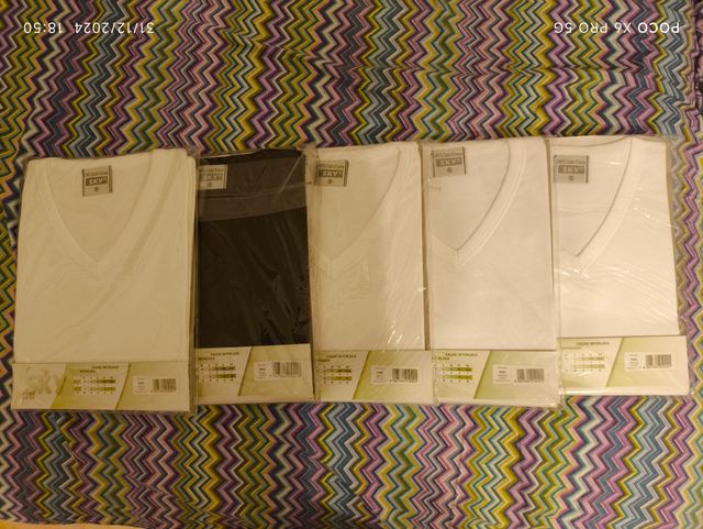 magliette Sky caldo cotone scollo a V