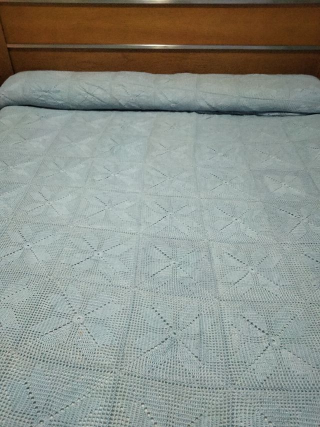 Colcha crochet tejida a mano. A ESTRENAR!!