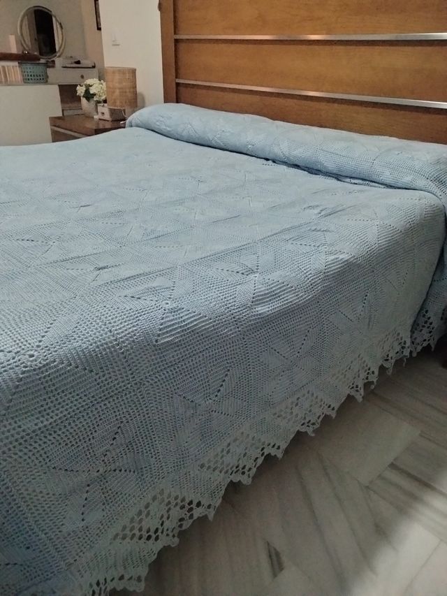 Colcha crochet tejida a mano. A ESTRENAR!!