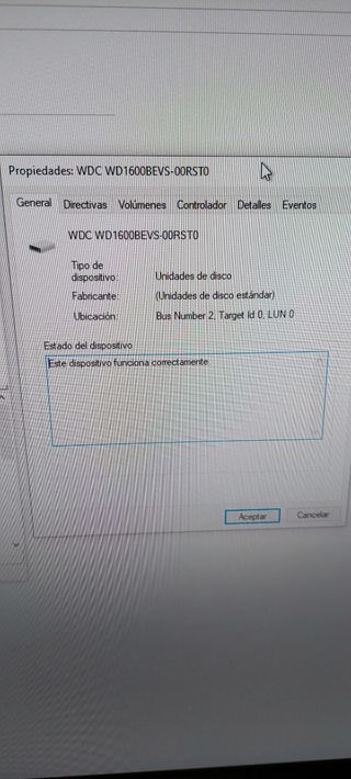 Disco Duro SATA 2,5" 169 Gb y adaptador USB