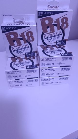 Fluocarbon seagua daiwa Shimano pesca de mosca