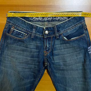 Frutta Denim Jeans 28 Blu Casual Alternative Y2K