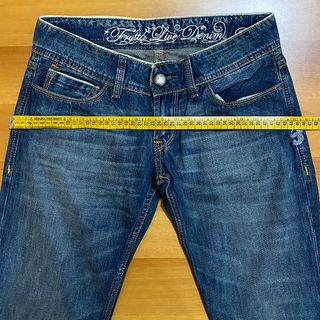 Frutta Denim Jeans 28 Blu Casual Alternative Y2K