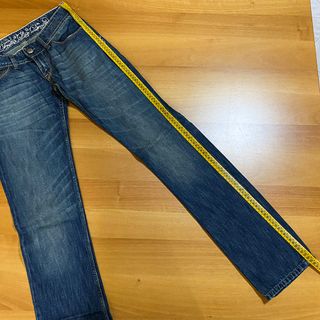 Frutta Denim Jeans 28 Blu Casual Alternative Y2K