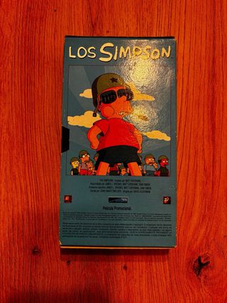 VHS Los Simpson Bart. El General 1999