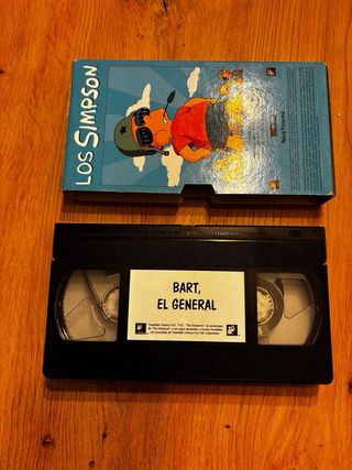VHS Los Simpson Bart. El General 1999