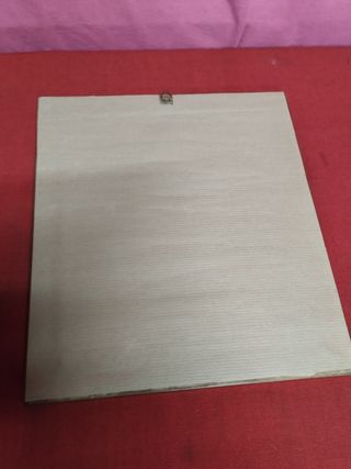 Quadro olio su tavola legno con cornice